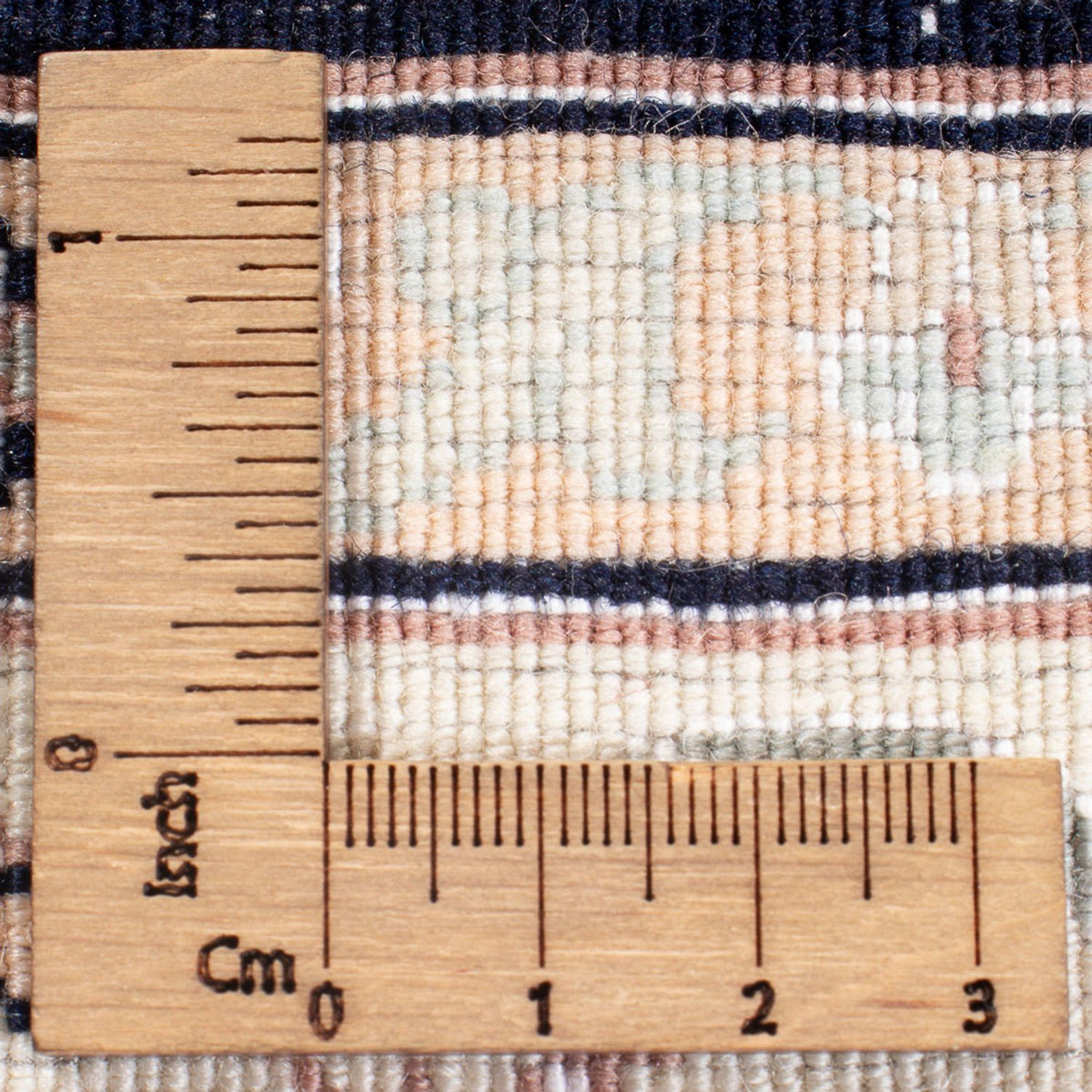 Perserteppich - Nain - Premium - 123 x 81 cm - dunkelblau