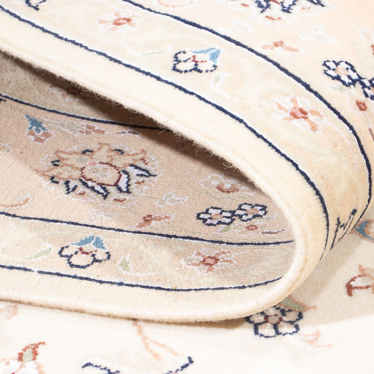 Perserteppich - Nain - Premium - 163 x 108 cm - creme