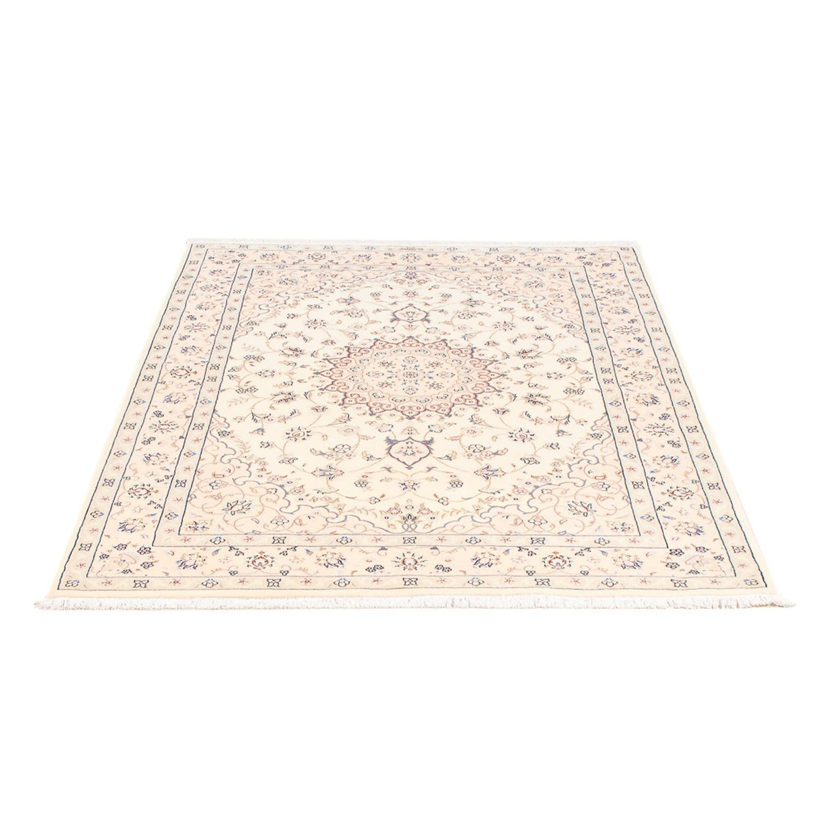 Perserteppich - Nain - Premium - 163 x 108 cm - creme