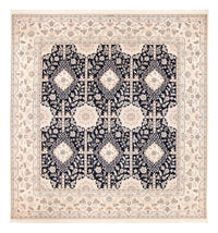 Tapis persan - Nain - 263 x 245 cm - bleu foncé