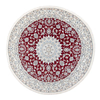 Tapis persan - Nain - Premium ronde  - 150 x 150 cm - rouge