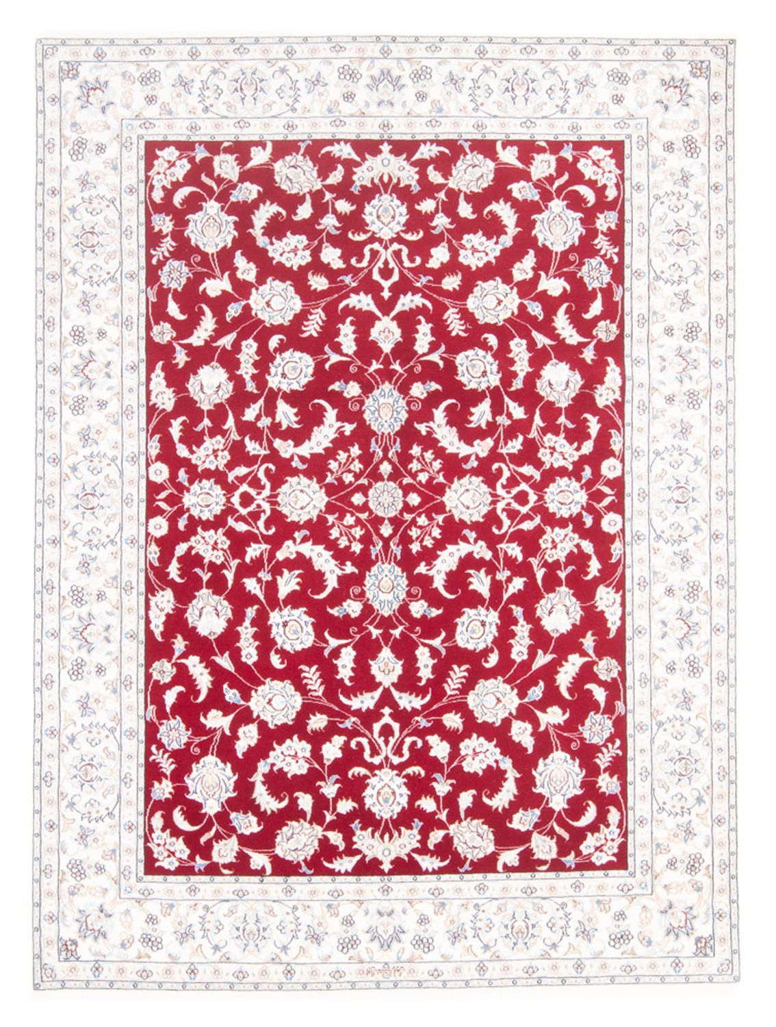 Perserteppich - Nain - Royal - 207 x 148 cm - rot