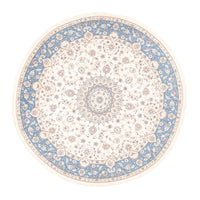 Tapis persan - Nain ronde  - 200 x 200 cm - crème