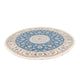 Perserteppich - Nain - Premium rund  - 152 x 150 cm - blau