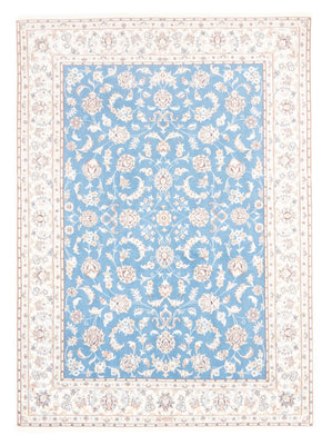 Perserteppich - Nain - Royal - 210 x 149 cm - hellblau