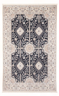 Tapis persan - Nain - Premium - 294 x 196 cm - bleu foncé