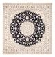 Perserteppich - Nain quadratisch  - 258 x 246 cm - dunkelblau