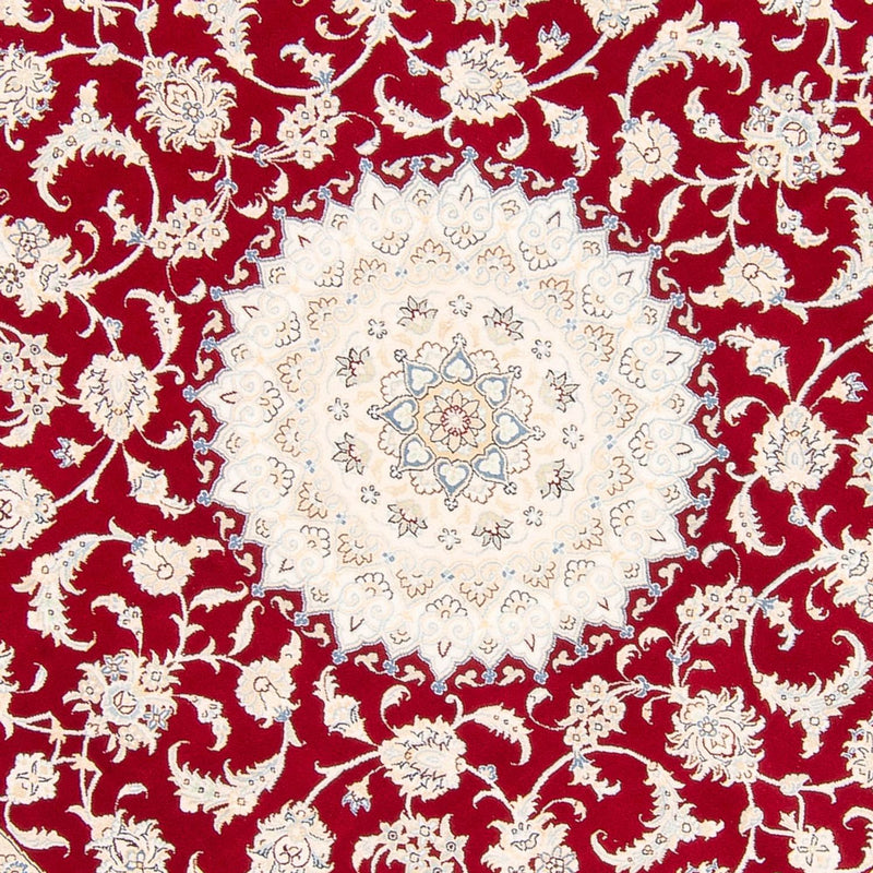 Perserteppich - Nain rund  - 200 x 200 cm - rot