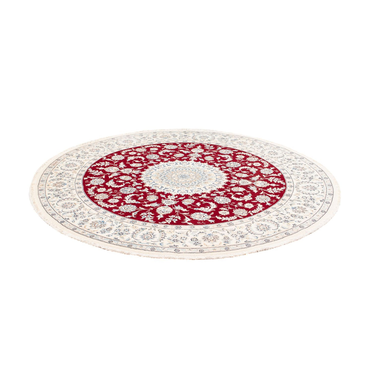 Perserteppich - Nain rund  - 200 x 200 cm - rot