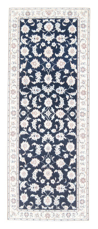 Tappeto corsia Tappeto Persero - Nain - Reale - 198 x 81 cm - blu scuro