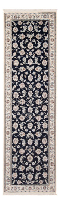 Tapis de couloir Tapis persan - Nain - Premium - 250 x 81 cm - bleu foncé