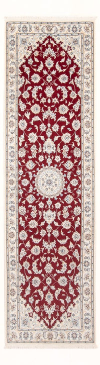 Tapis de couloir Tapis persan - Nain - Premium - 248 x 80 cm - rouge