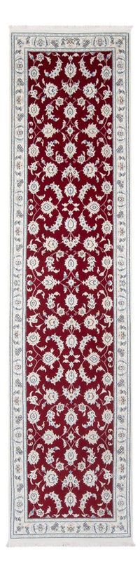 Tapis de couloir Tapis persan - Nain - Premium - 300 x 81 cm - rouge