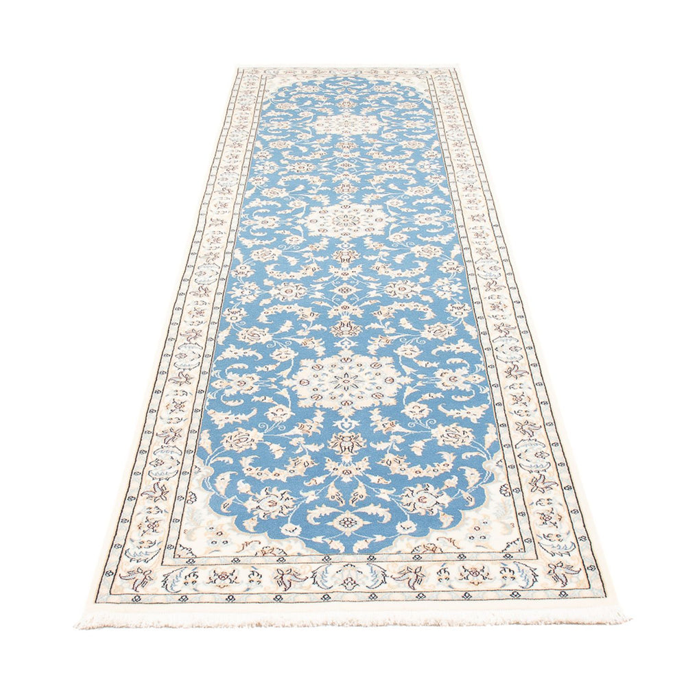 Läufer Perser - Nain - Premium - 300 x 80 cm - blau