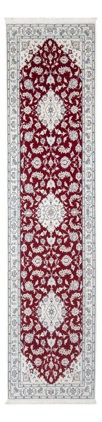 Tapis de couloir Tapis persan - Nain - Premium - 298 x 82 cm - rouge