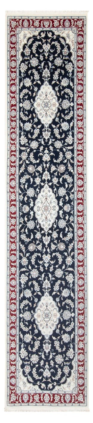 Läufer Perser - Nain - Premium - 353 x 85 cm - dunkelblau