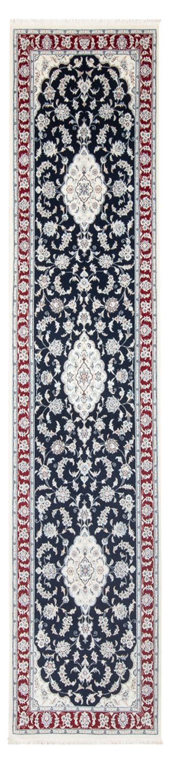 Läufer Perser - Nain - Premium - 353 x 85 cm - dunkelblau