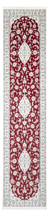 Nain - 6La Tappeto 87x347cm - Tappeto persiano - rosso - Passatoia / Rosso / 87 x 347 cm Passatoia
