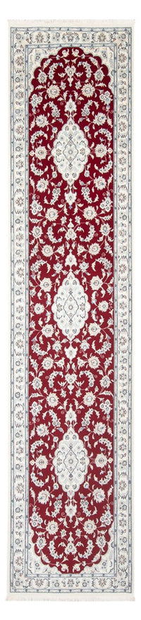 Tapis de couloir Tapis persan - Nain - Premium - 347 x 87 cm - rouge
