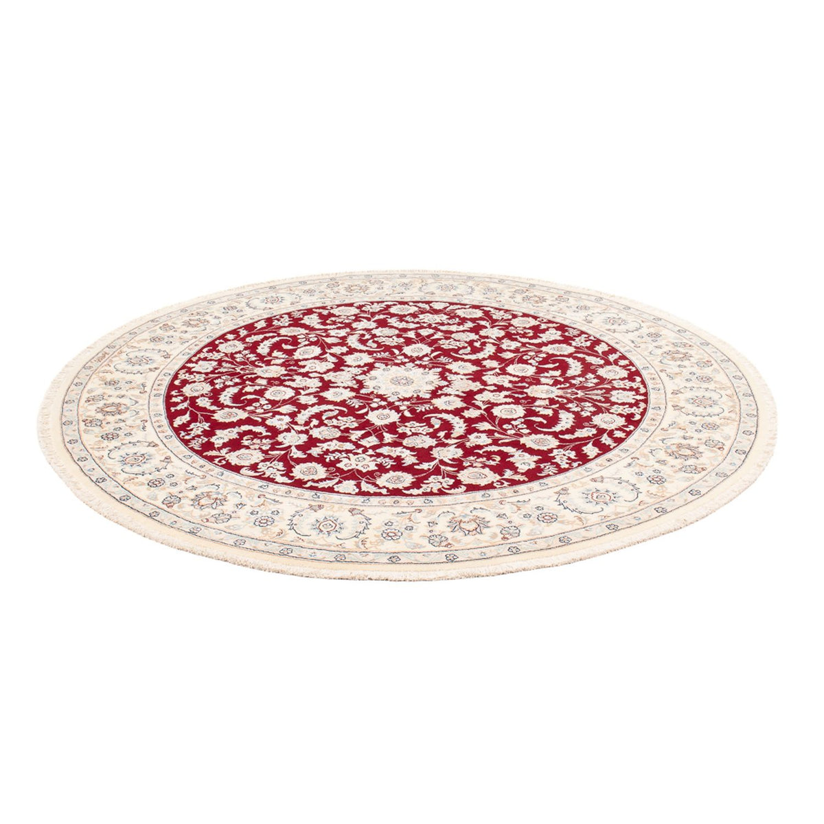 Perserteppich - Nain rund  - 200 x 200 cm - rot
