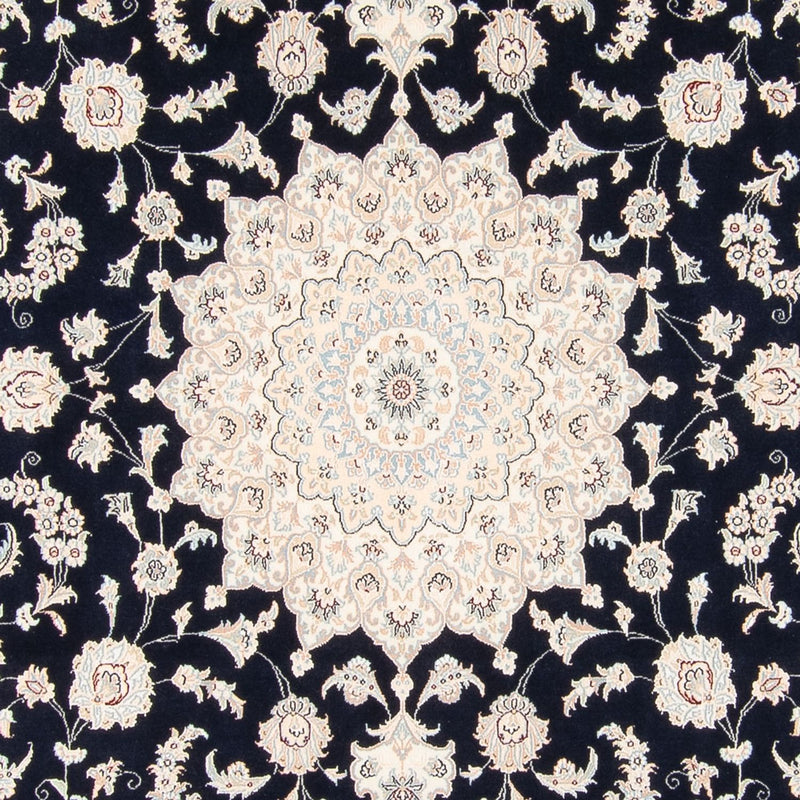 Perserteppich - Nain - 266 x 248 cm - dunkelblau