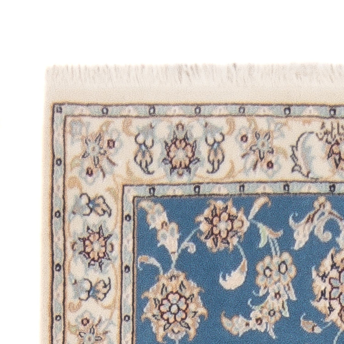 Läufer Perser - Nain - Premium - 248 x 81 cm - blau