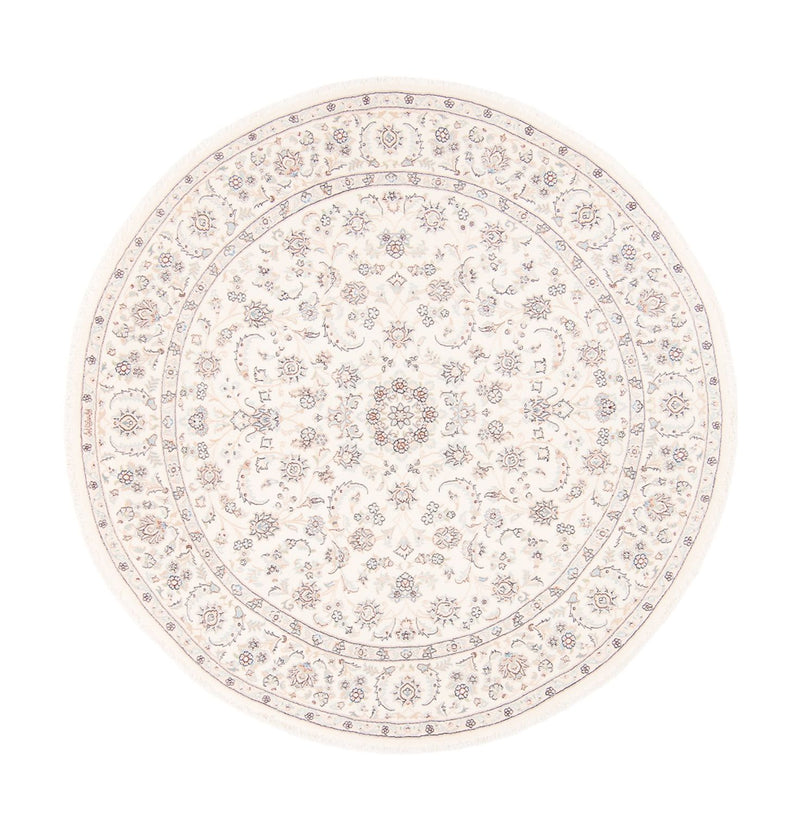 Perserteppich - Nain rund  - 200 x 200 cm - creme