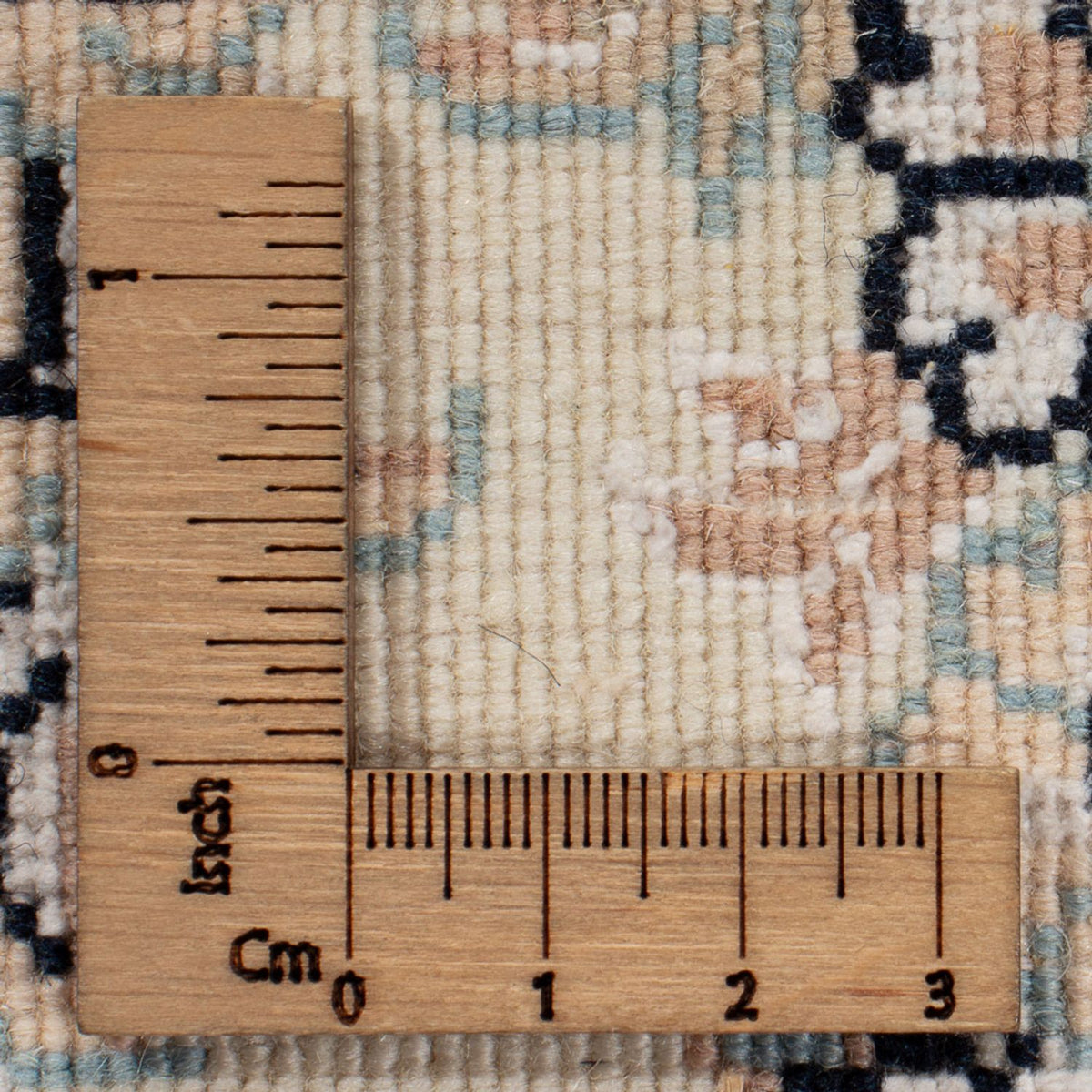 Perserteppich - Nain - 260 x 245 cm - dunkelblau