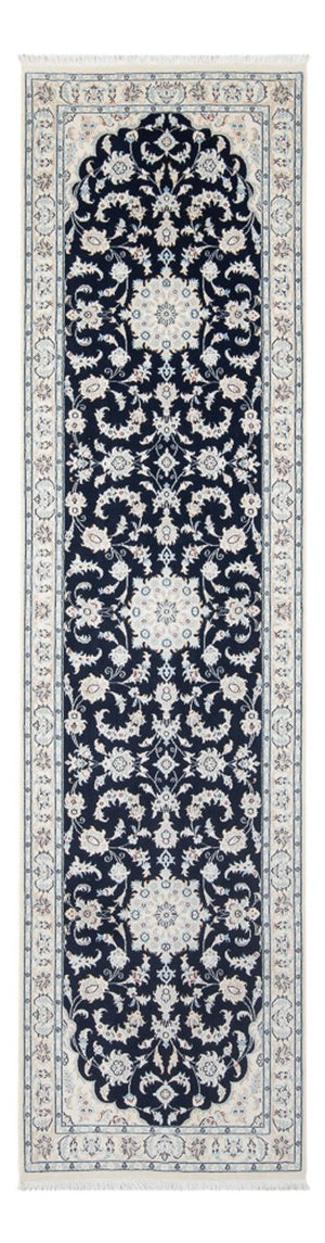 Läufer Perser - Nain - Premium - 297 x 81 cm - dunkelblau