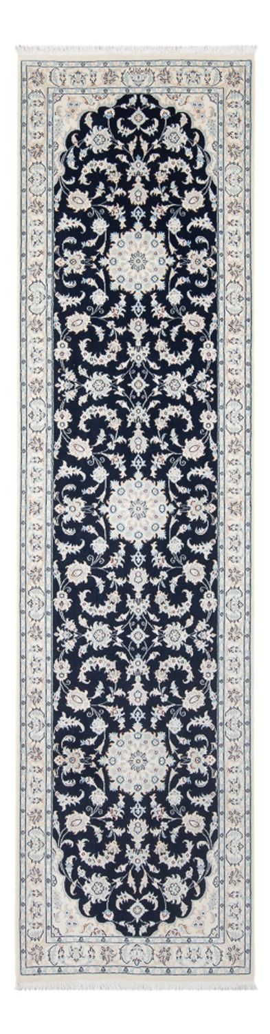 Läufer Perser - Nain - Premium - 297 x 81 cm - dunkelblau