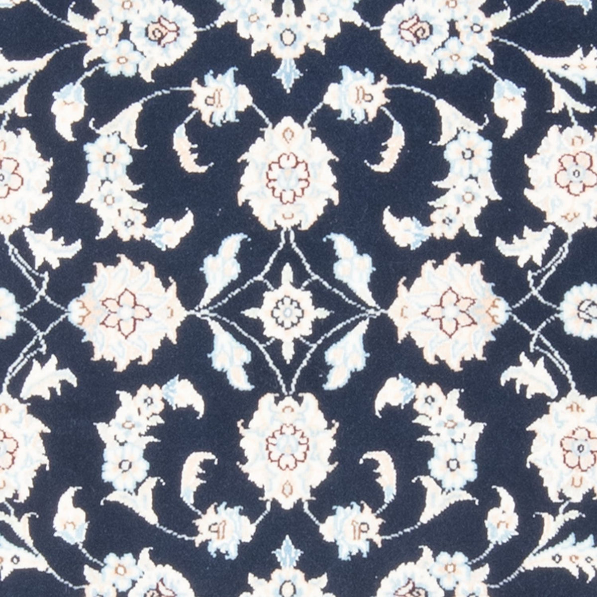 Läufer Perser - Nain - Royal - 200 x 80 cm - dunkelblau