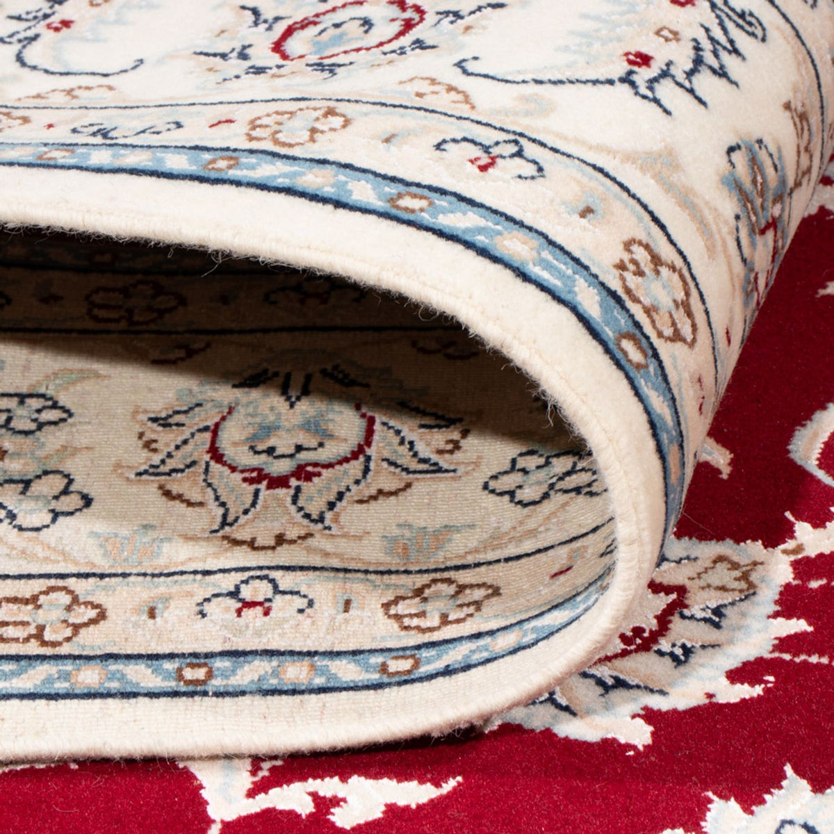 Perserteppich - Nain - Royal - 197 x 149 cm - rot