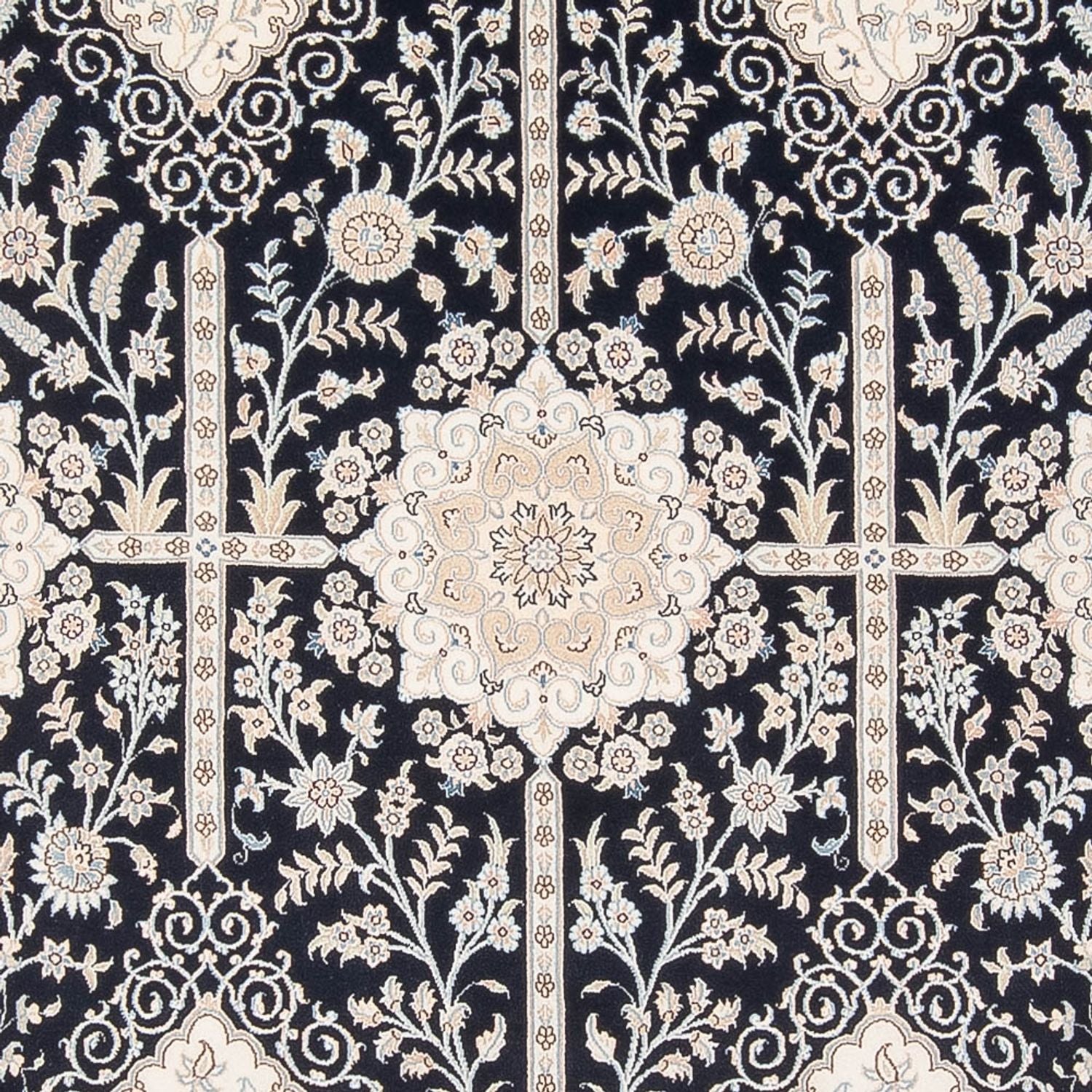 Perserteppich - Nain - Premium - 302 x 199 cm - dunkelblau