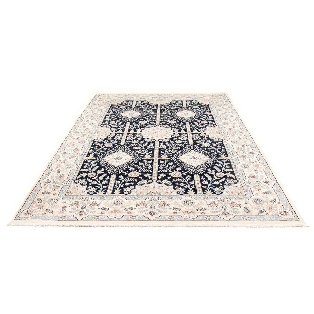 Perserteppich - Nain - Premium - 302 x 199 cm - dunkelblau