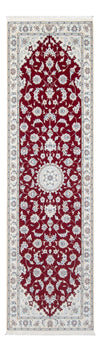 Nain - 6La Tappeto 82x254cm - Tappeto persiano - rosso - Passatoia / Rosso / 82 x 254 cm Passatoia