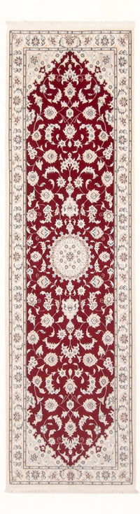 Tapis de couloir Tapis persan - Nain - Premium - 248 x 81 cm - rouge