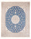 Perserteppich - Nain - Premium - 296 x 248 cm - hellblau