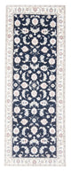 Läufer Perser - Nain - Royal - 203 x 79 cm - dunkelblau