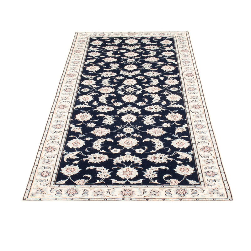 Läufer Perser - Nain - Royal - 203 x 79 cm - dunkelblau