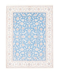 Tapis persan - Nain - Royal - 196 x 150 cm - bleu clair