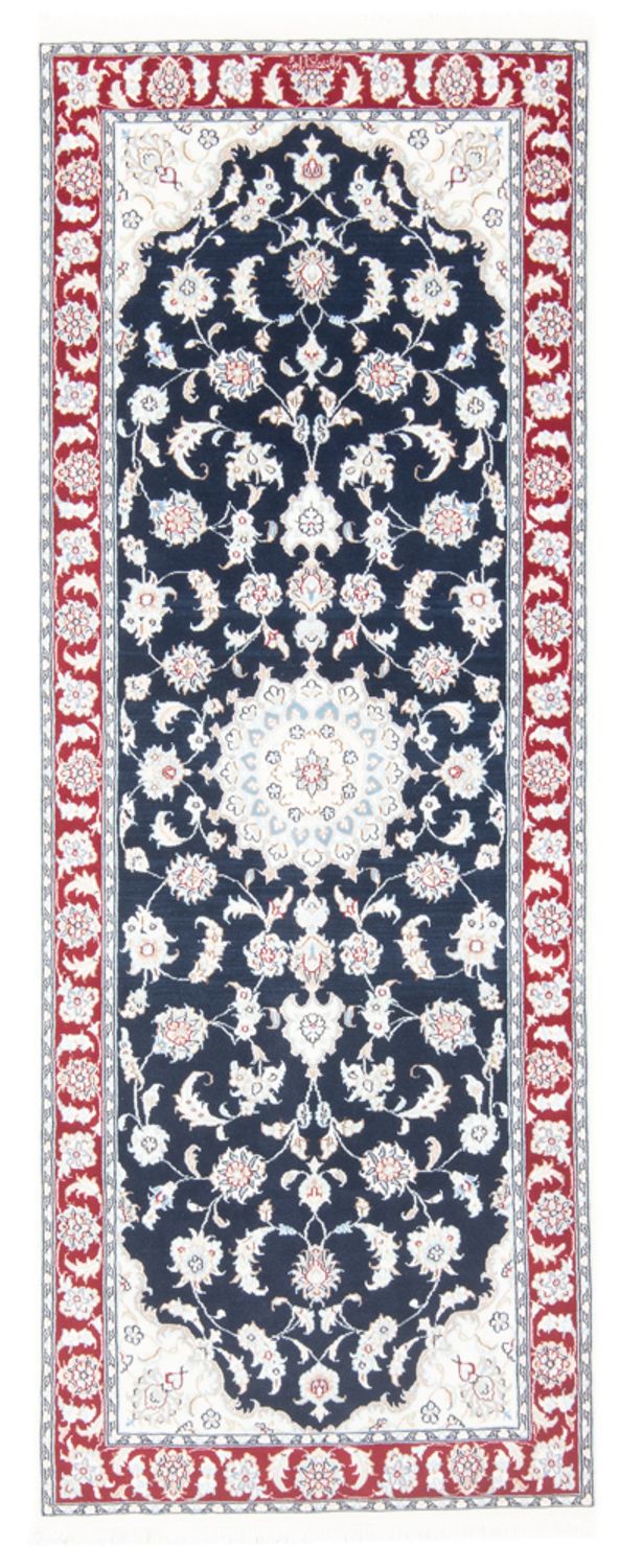 Läufer Perser - Nain - Royal - 196 x 79 cm - dunkelblau