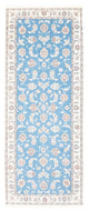Läufer Perser - Nain - Royal - 209 x 84 cm - hellblau