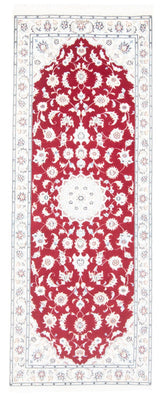 Läufer Perser - Nain - Royal - 206 x 80 cm - rot