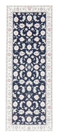 Tappeto corsia Tappeto Persero - Nain - Reale - 198 x 78 cm - blu scuro