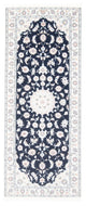 Läufer Perser - Nain - Royal - 198 x 81 cm - dunkelblau