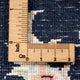 Läufer Perser - Nain - Royal - 198 x 81 cm - dunkelblau