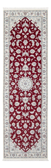 Tapis de couloir Tapis persan - Nain - Premium - 243 x 81 cm - rouge