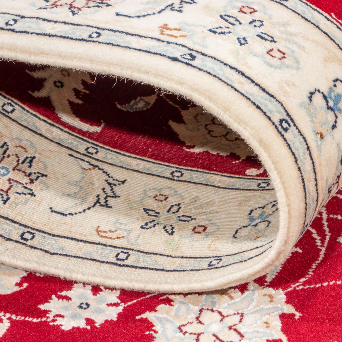 Läufer Perser - Nain - Premium - 248 x 82 cm - rot