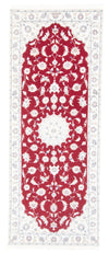 Tapis de Nain - 9La Tapis 80x202cm - Tapis persan - rouge - Tapis de couloir / Rouge / 80 x 202 cm Tapis de couloir