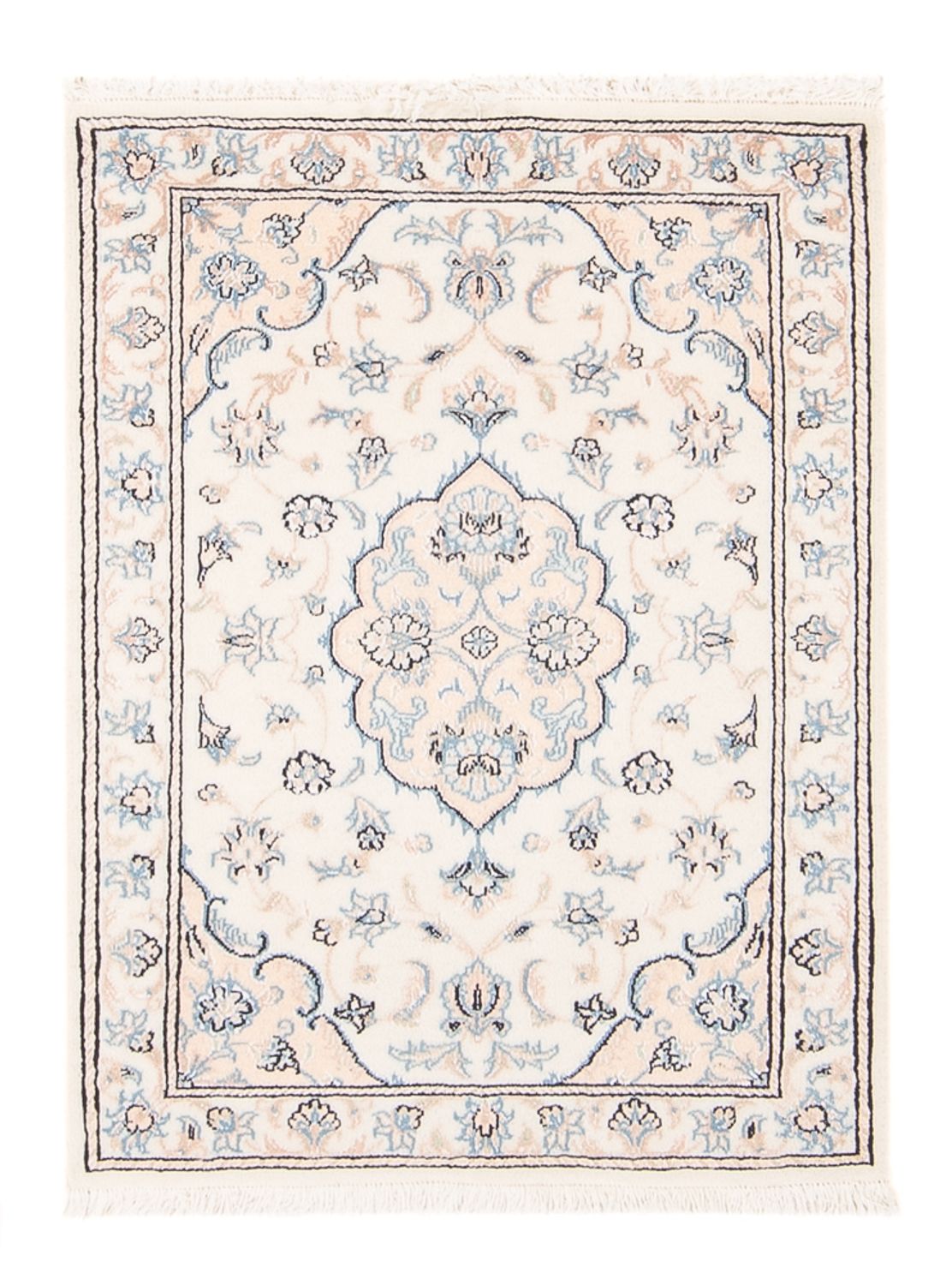 Perserteppich - Nain - 85 x 60 cm - creme